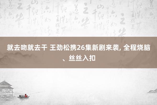 就去吻就去干 王劲松携26集新剧来袭, 全程烧脑、丝丝入扣